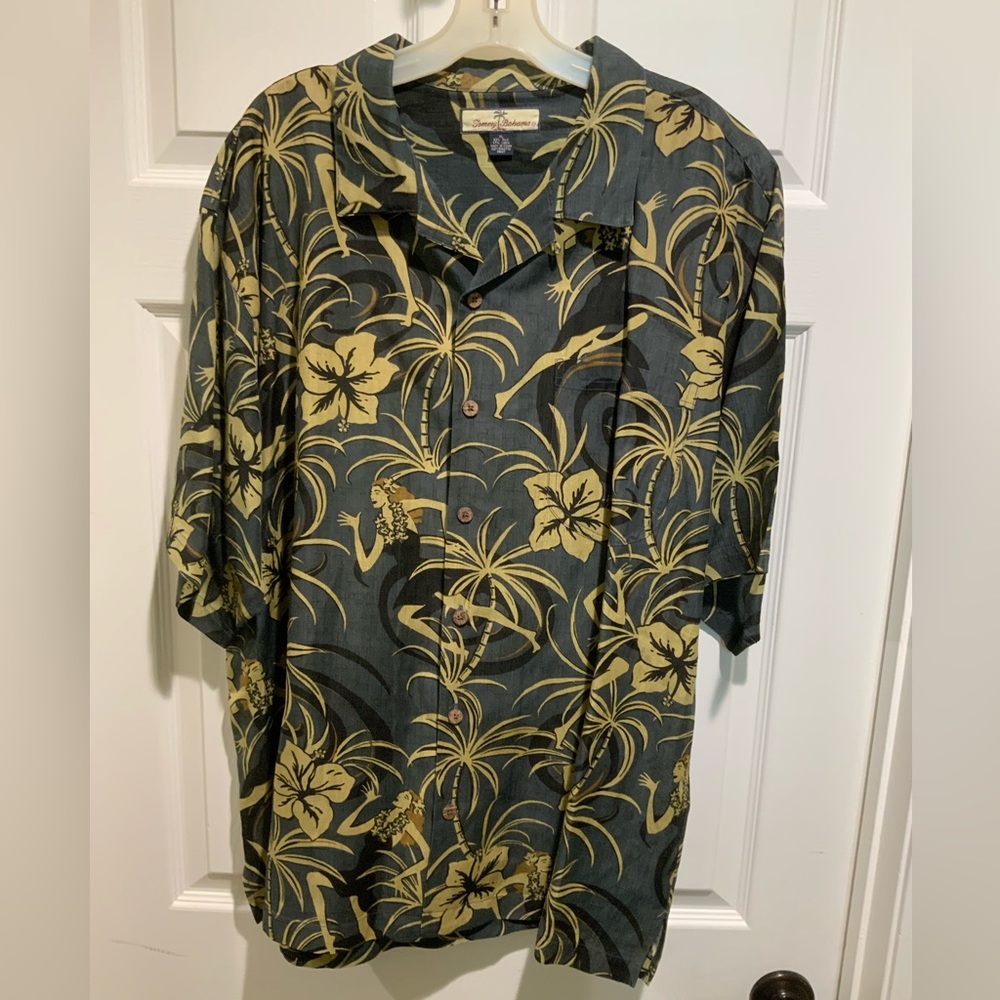 Tommy Bahama Hula Girls Hawaiian Shirt